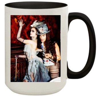 Eva Green 15oz Colored Inner & Handle Mug