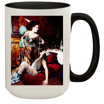 Eva Green 15oz Colored Inner & Handle Mug