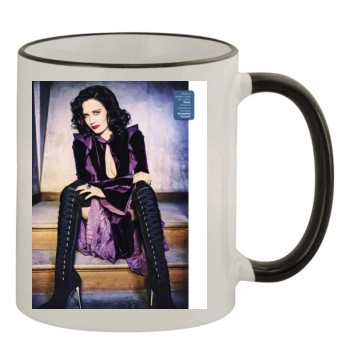 Eva Green 11oz Colored Rim & Handle Mug