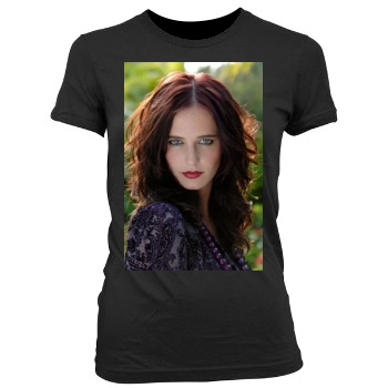 Eva Green Women's Junior Cut Crewneck T-Shirt