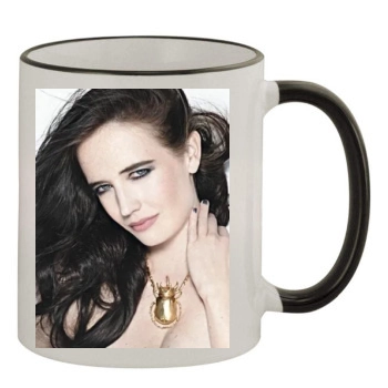 Eva Green 11oz Colored Rim & Handle Mug