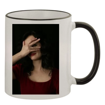 Eva Green 11oz Colored Rim & Handle Mug