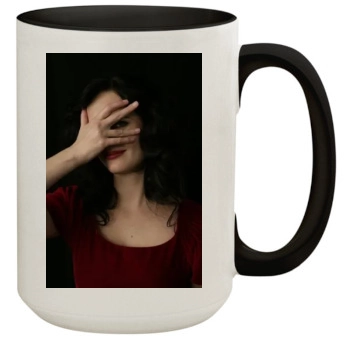 Eva Green 15oz Colored Inner & Handle Mug