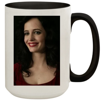 Eva Green 15oz Colored Inner & Handle Mug