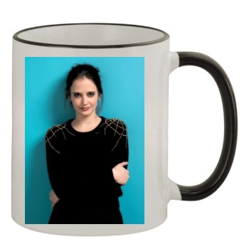 Eva Green 11oz Colored Rim & Handle Mug