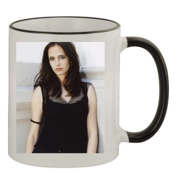 Eva Green 11oz Colored Rim & Handle Mug