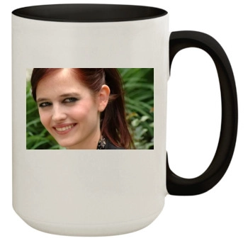 Eva Green 15oz Colored Inner & Handle Mug