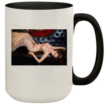 Eva Green 15oz Colored Inner & Handle Mug