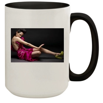 Eva Green 15oz Colored Inner & Handle Mug