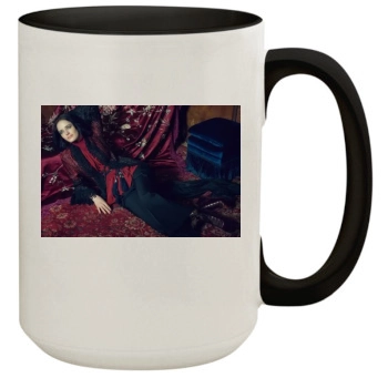 Eva Green 15oz Colored Inner & Handle Mug