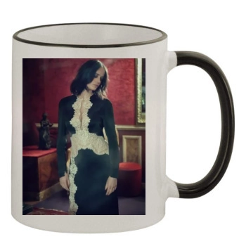 Eva Green 11oz Colored Rim & Handle Mug