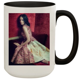 Eva Green 15oz Colored Inner & Handle Mug