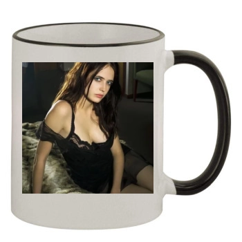 Eva Green 11oz Colored Rim & Handle Mug