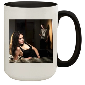 Eva Green 15oz Colored Inner & Handle Mug