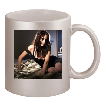 Eva Green 11oz Metallic Silver Mug