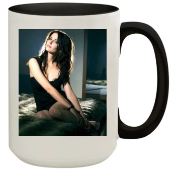 Eva Green 15oz Colored Inner & Handle Mug