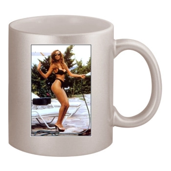 Tyra Banks 11oz Metallic Silver Mug