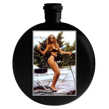 Tyra Banks Round Flask