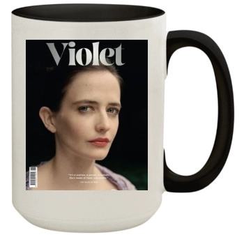 Eva Green 15oz Colored Inner & Handle Mug