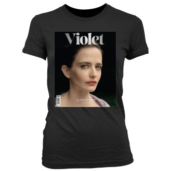 Eva Green Women's Junior Cut Crewneck T-Shirt