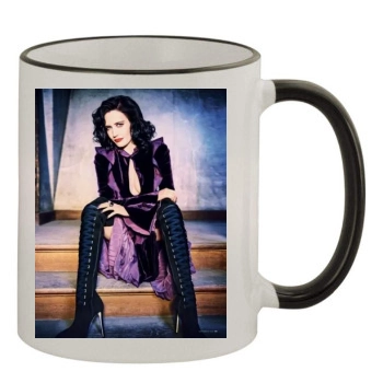 Eva Green 11oz Colored Rim & Handle Mug