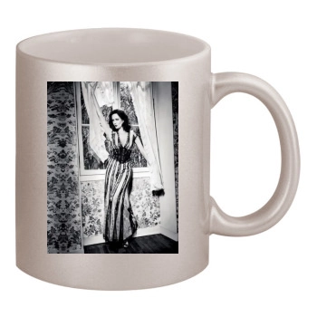 Eva Green 11oz Metallic Silver Mug