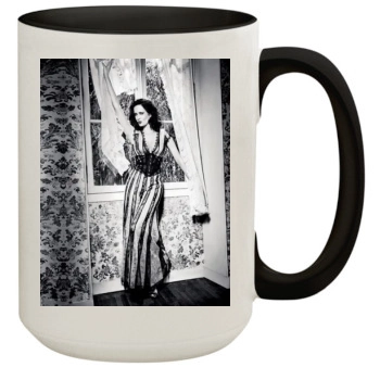 Eva Green 15oz Colored Inner & Handle Mug