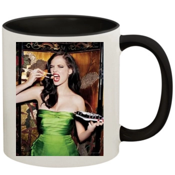 Eva Green 11oz Colored Inner & Handle Mug