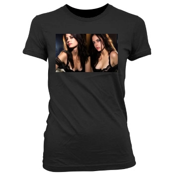 Eva Green Women's Junior Cut Crewneck T-Shirt