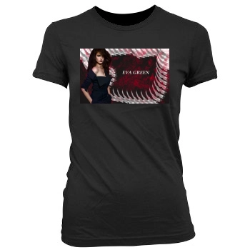 Eva Green Women's Junior Cut Crewneck T-Shirt