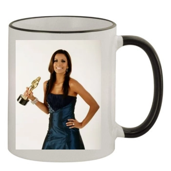 Eva Longoria 11oz Colored Rim & Handle Mug