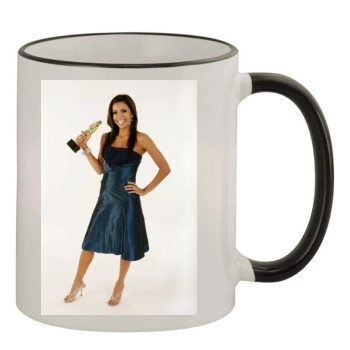 Eva Longoria 11oz Colored Rim & Handle Mug