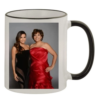 Eva Longoria 11oz Colored Rim & Handle Mug