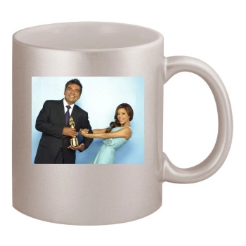 Eva Longoria 11oz Metallic Silver Mug