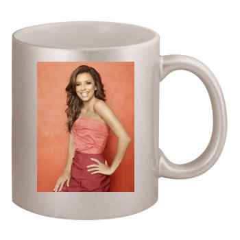 Eva Longoria 11oz Metallic Silver Mug