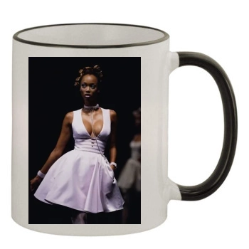 Tyra Banks 11oz Colored Rim & Handle Mug