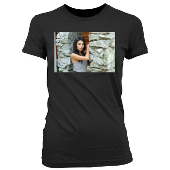 Eva Longoria Women's Junior Cut Crewneck T-Shirt