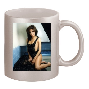 Eva Longoria 11oz Metallic Silver Mug