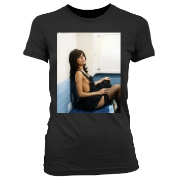 Eva Longoria Women's Junior Cut Crewneck T-Shirt