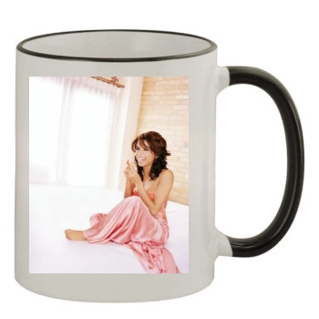 Eva Longoria 11oz Colored Rim & Handle Mug