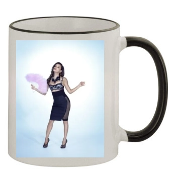 Eva Longoria 11oz Colored Rim & Handle Mug