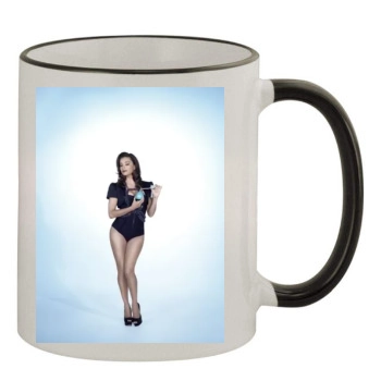 Eva Longoria 11oz Colored Rim & Handle Mug