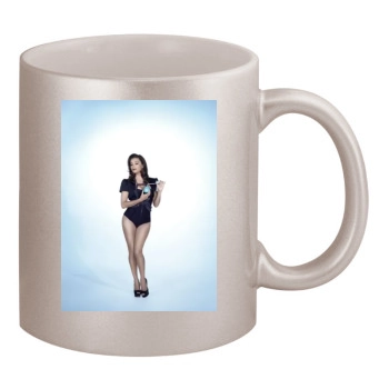 Eva Longoria 11oz Metallic Silver Mug