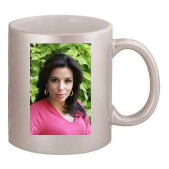 Eva Longoria 11oz Metallic Silver Mug