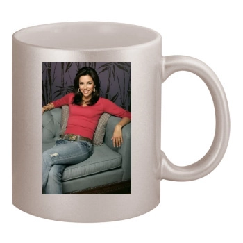 Eva Longoria 11oz Metallic Silver Mug