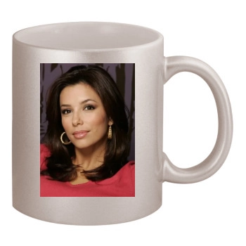 Eva Longoria 11oz Metallic Silver Mug