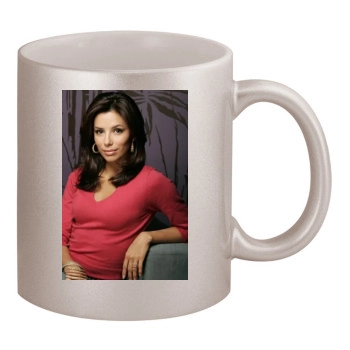 Eva Longoria 11oz Metallic Silver Mug