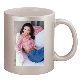 Eva Longoria 11oz Metallic Silver Mug