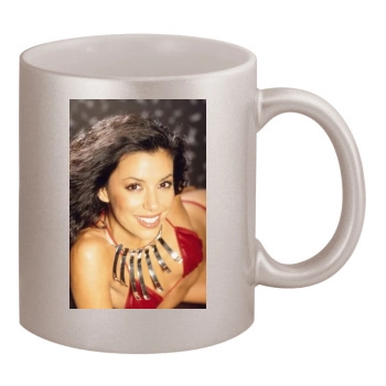 Eva Longoria 11oz Metallic Silver Mug