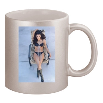 Eva Longoria 11oz Metallic Silver Mug